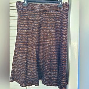Alfani skirt M black and brown